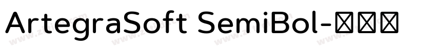 ArtegraSoft SemiBol字体转换